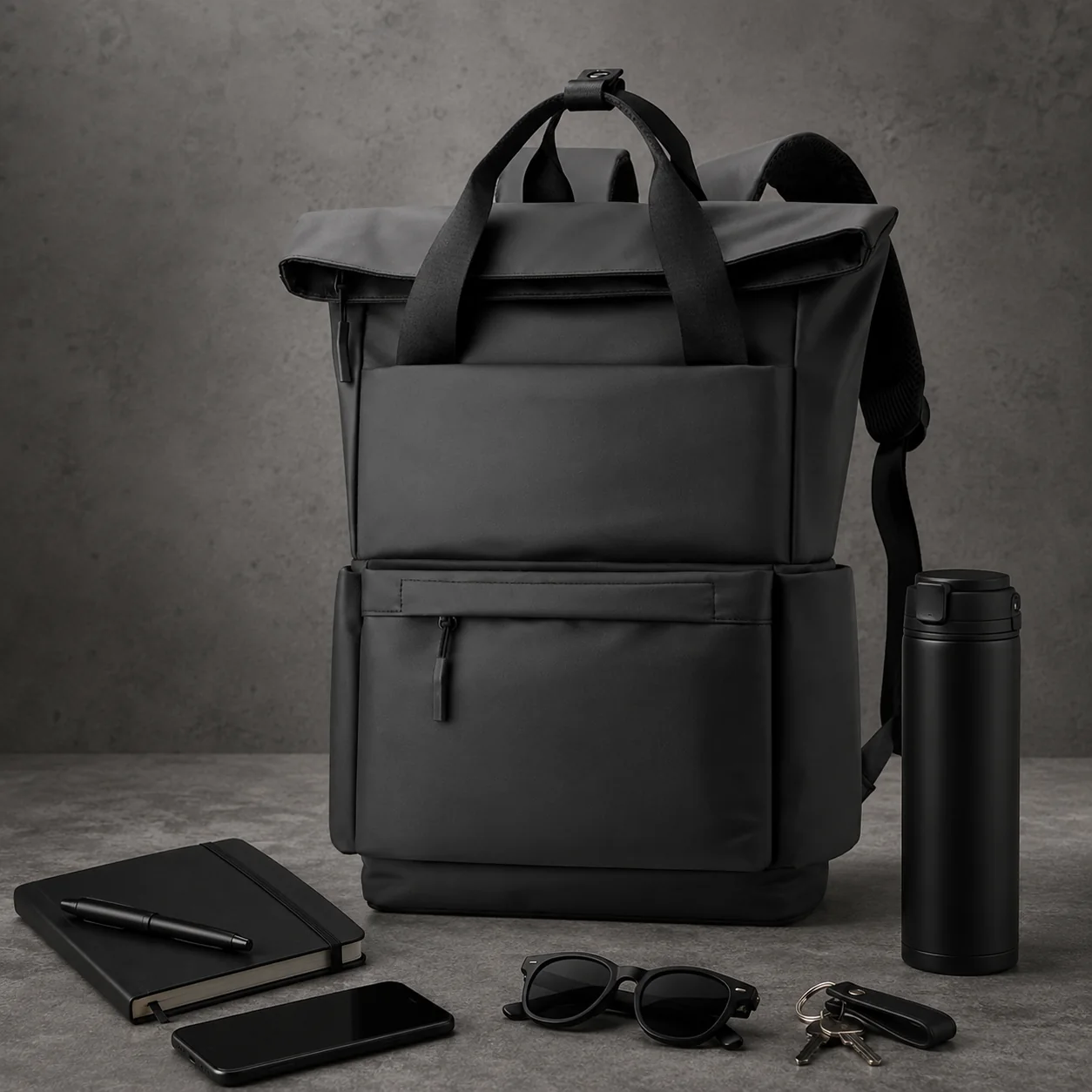 Business backpack for a corporate batch