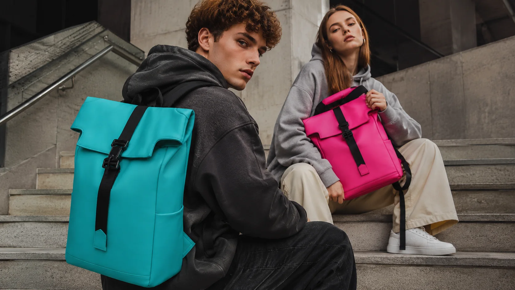 Laptop and work backpack